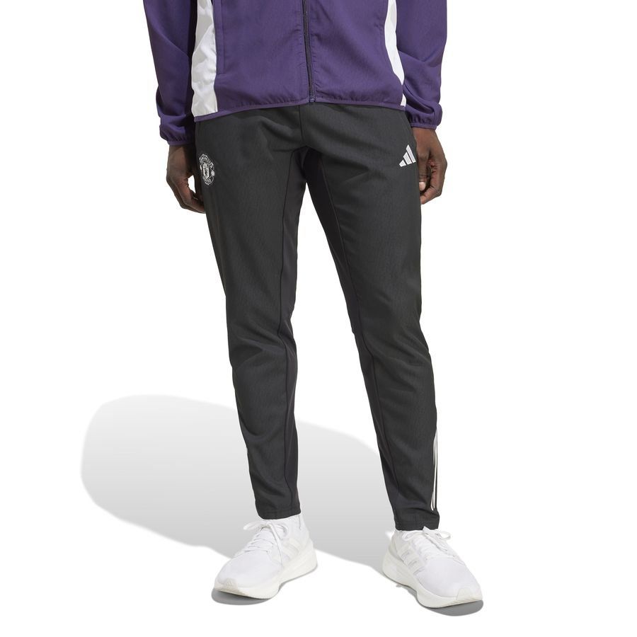 Manchester United Training Trousers Tiro 25 Presentation - Black/Aurora Plum/White - Men's-SoccerKits Hub | Buy Soccer Jerseys Online